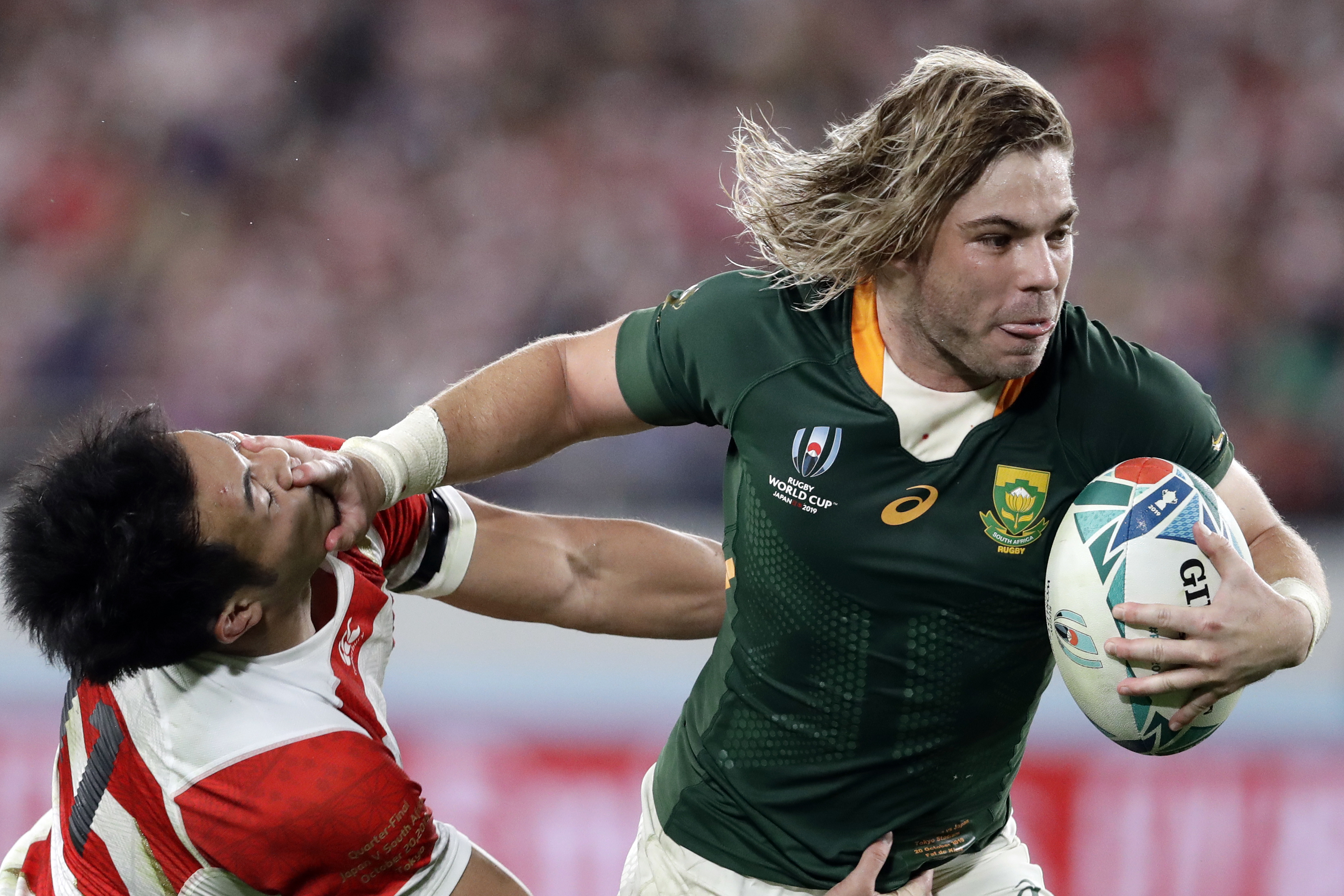 The Latest: No shock as Boks reach semis with win over Japan