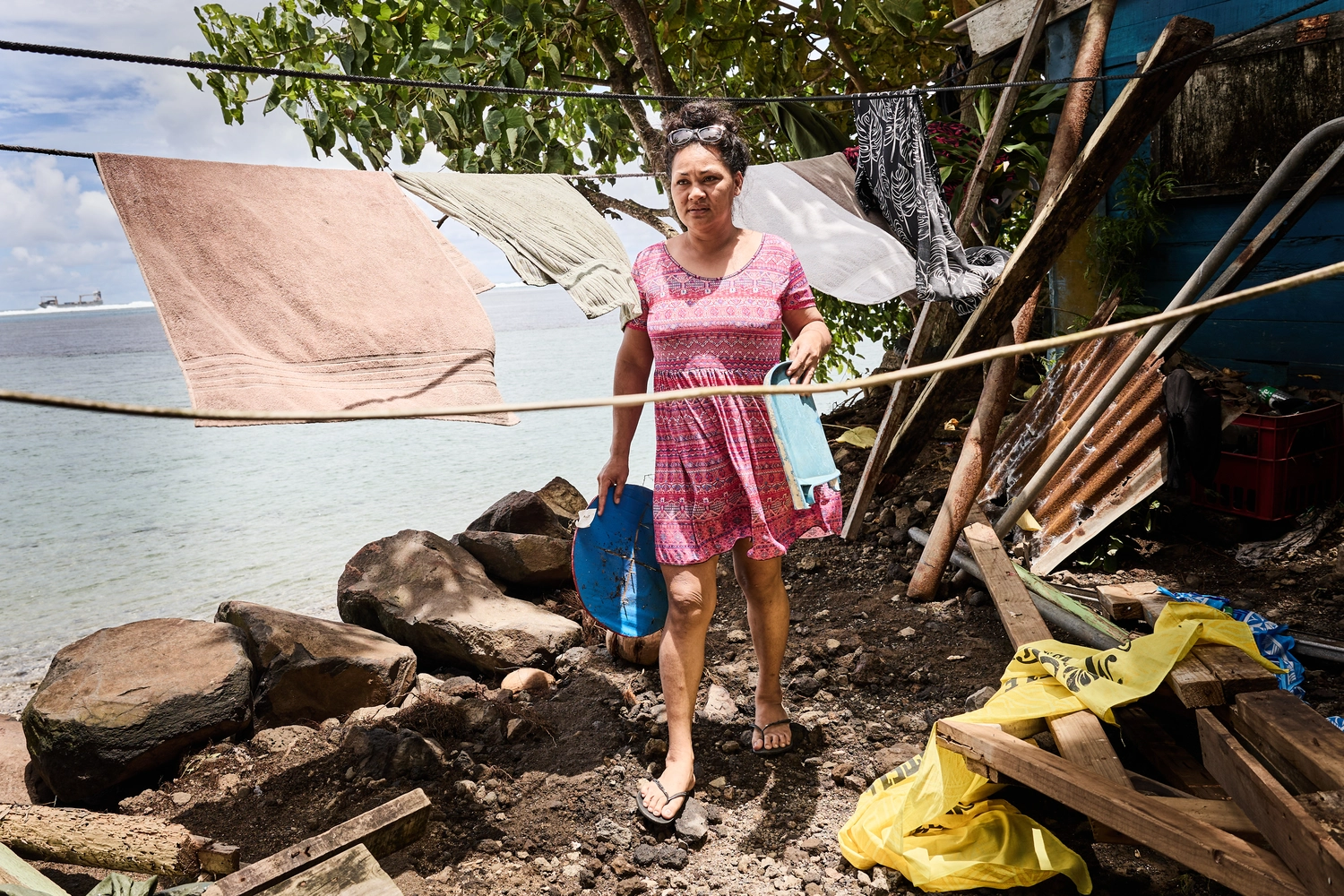 Waves wash away family's hopes