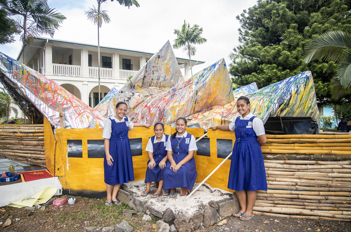 Primary schools get into spirit of Pacific Games 