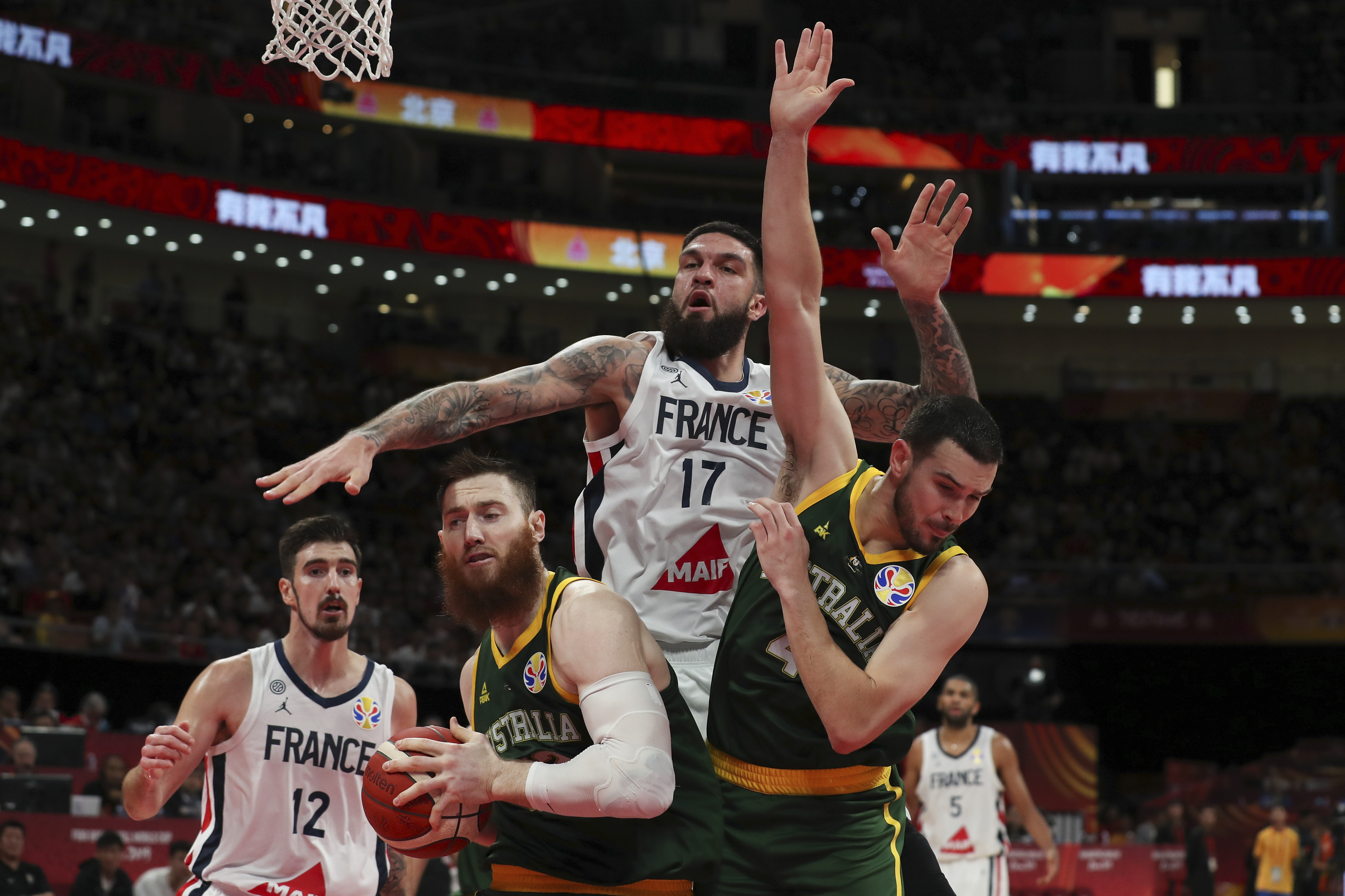 France beats Australia 67-59 for bronze medal at World Cup