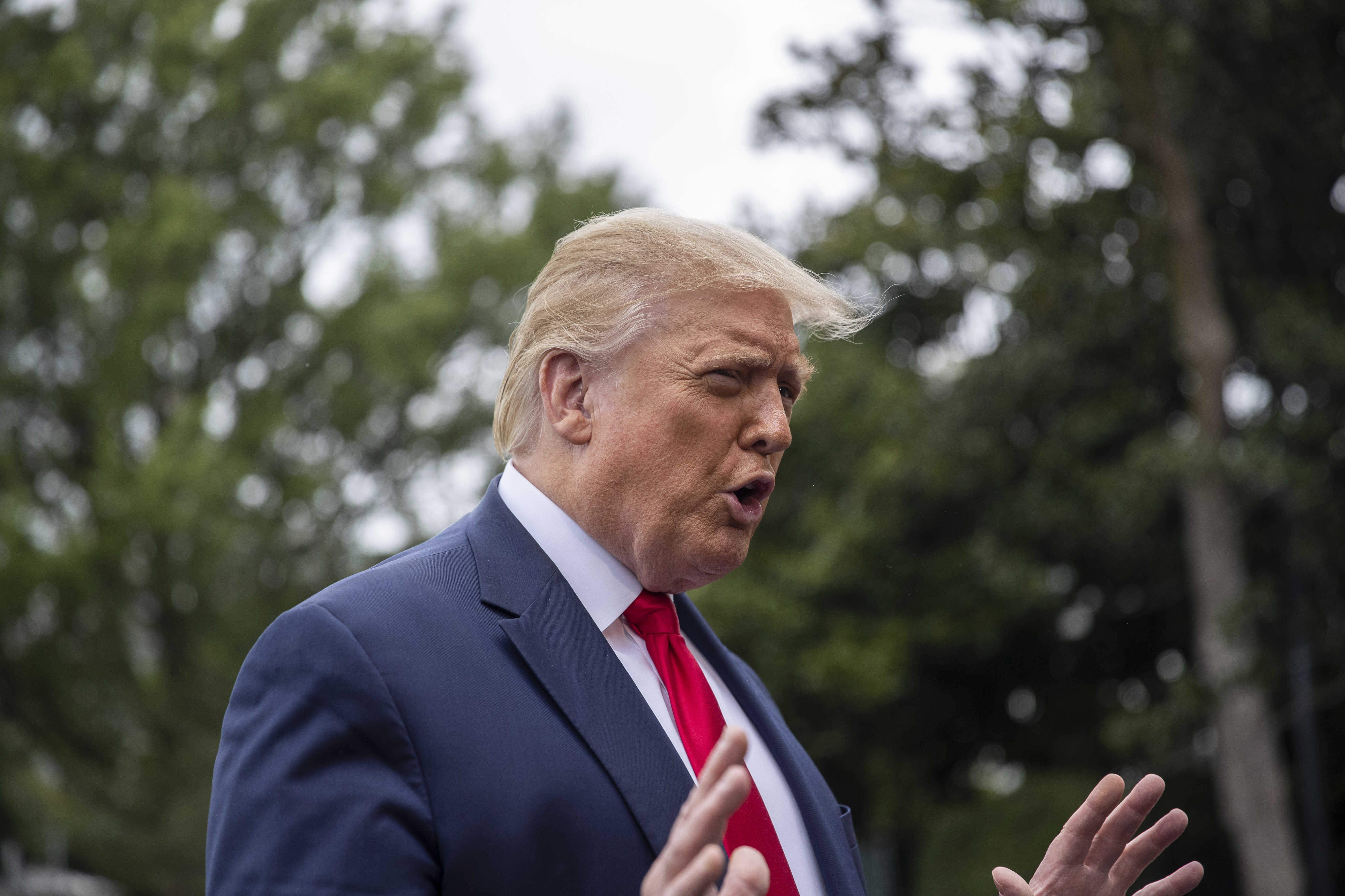 Trump visiting Florida during a pandemic, hurricane threat
