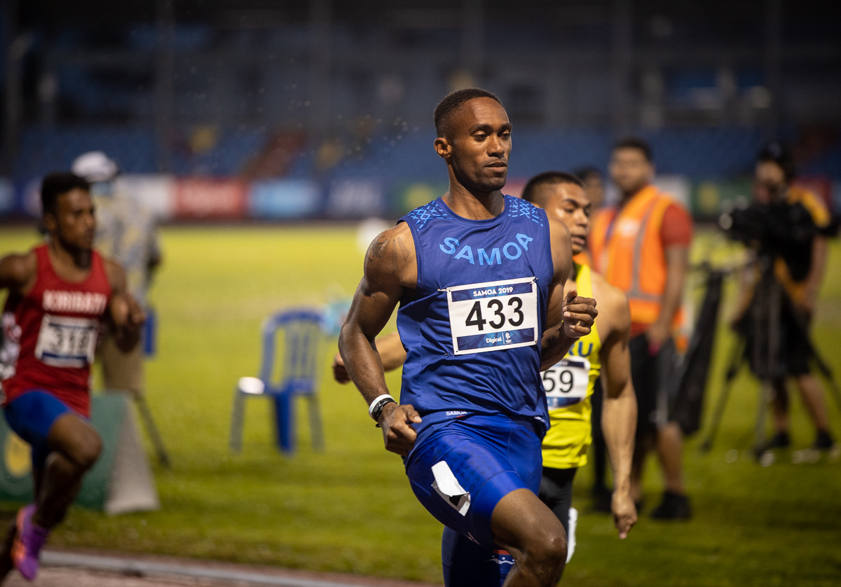 Three Samoan sprinters secure semifinal spots