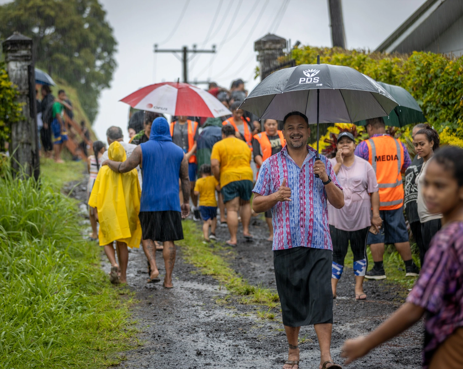 Rain fails to halt tsunami drill