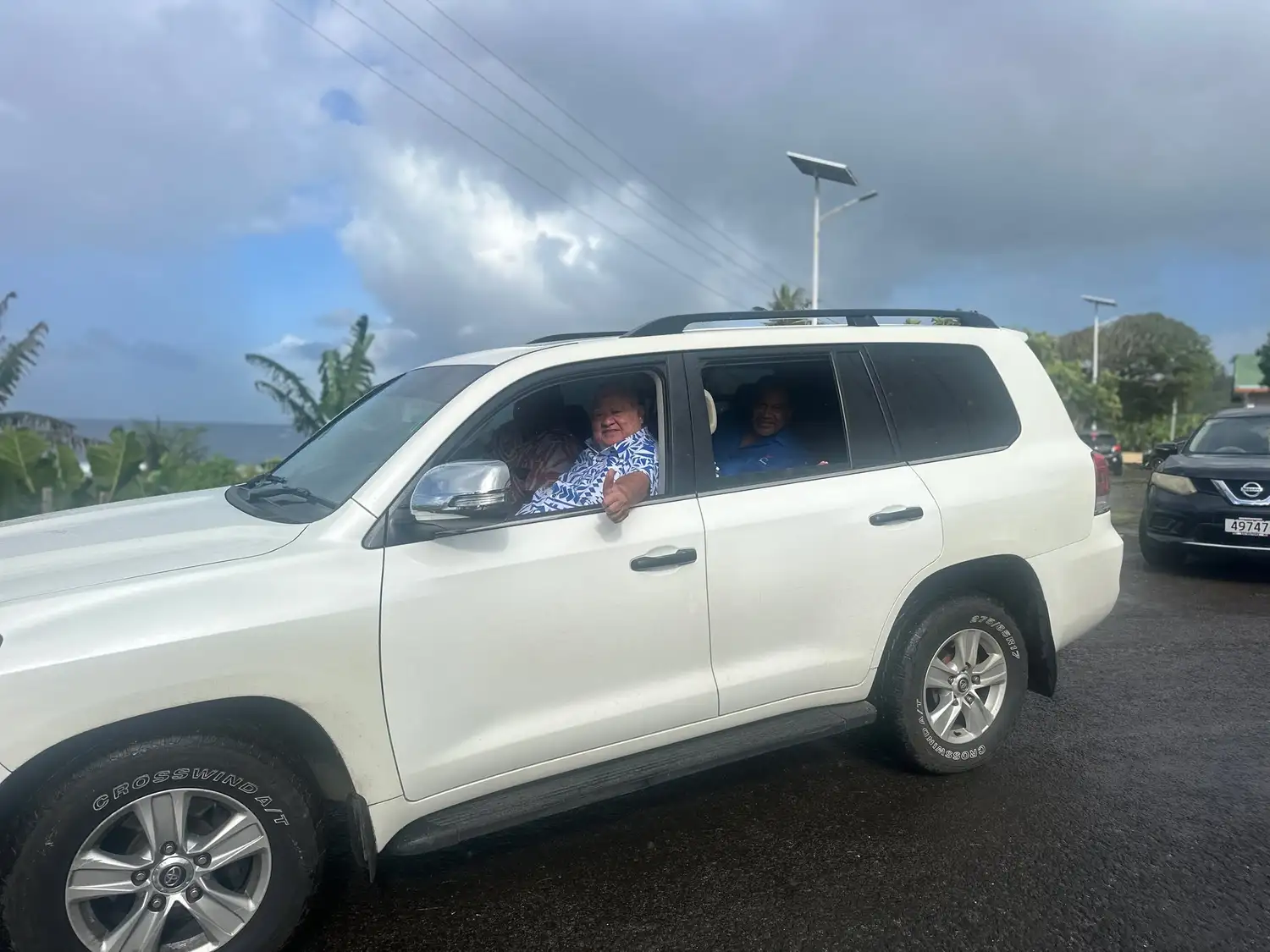 Tuilaepa arrives to vote