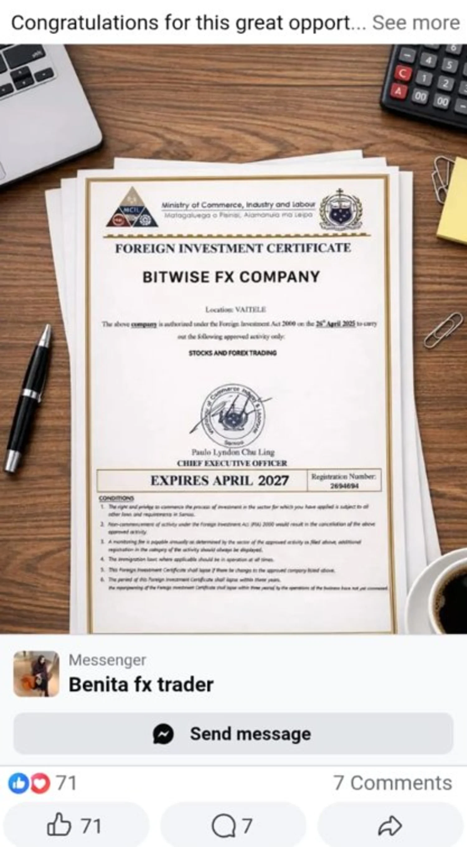 MCIL warns of fake Govt papers online