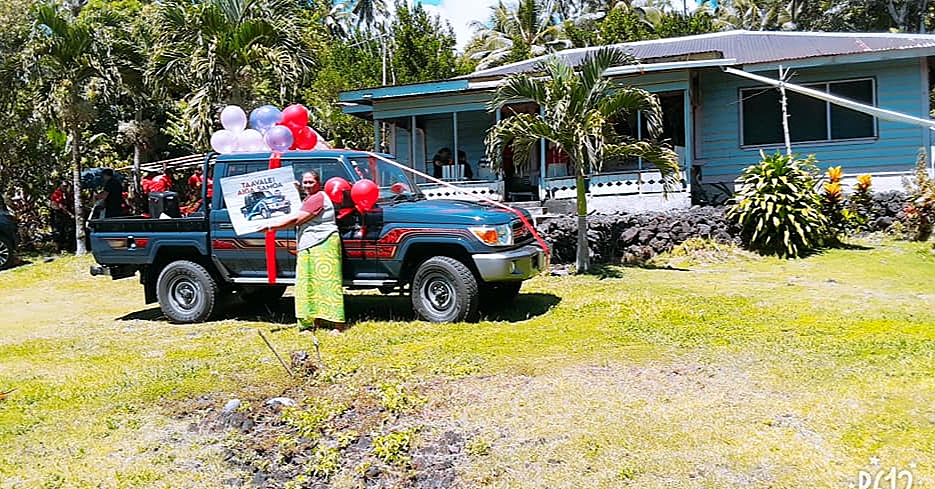 Savai'i farmer wins brand new $130,000 truck