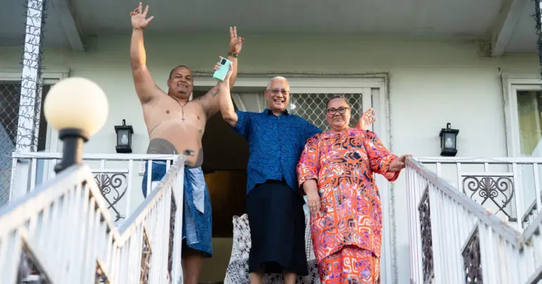 Faumuina humbled by win, credits support