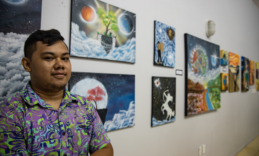 Coronavirus pandemic themed art exhibition at university 