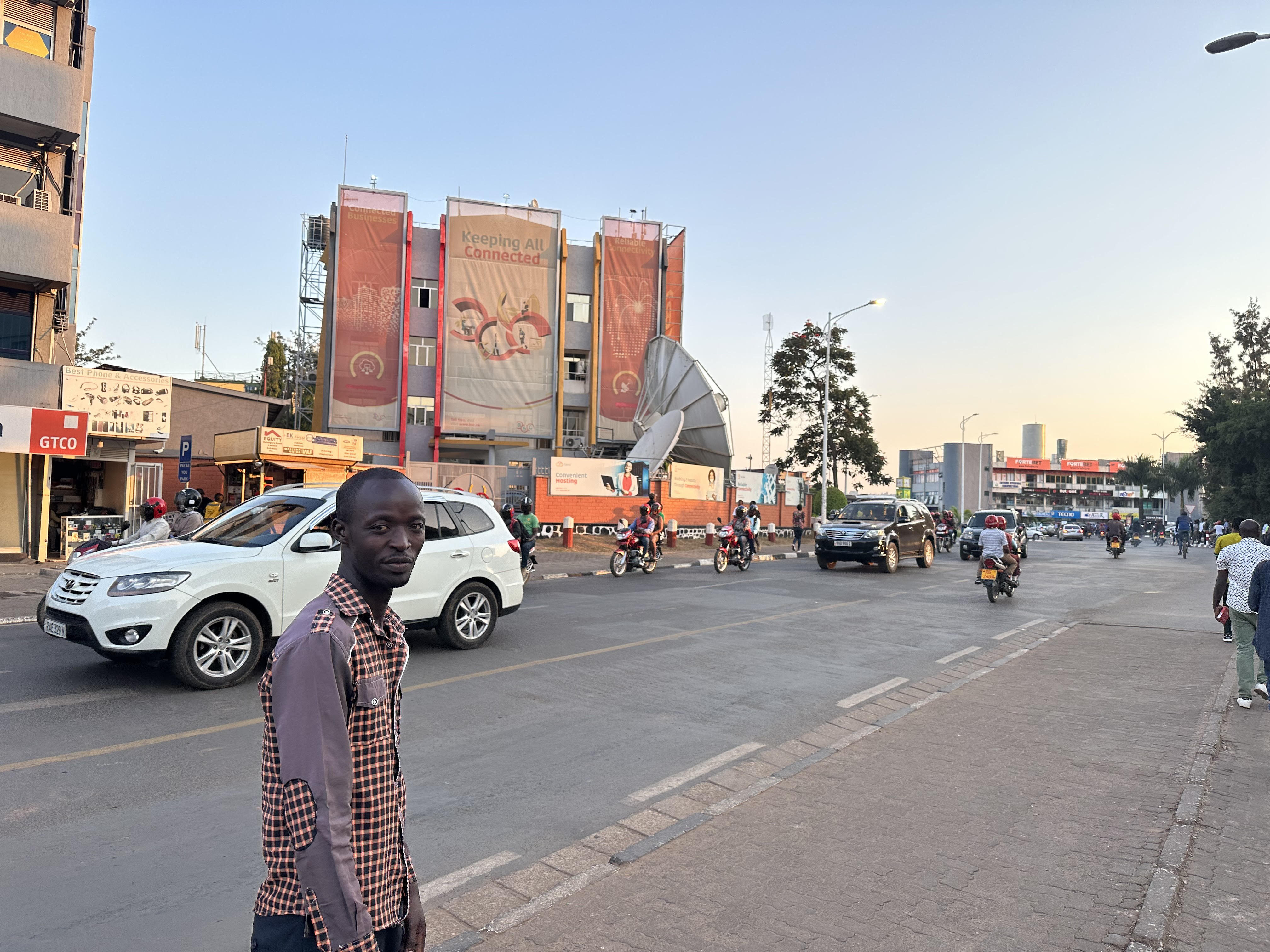 Gutu's Journey; From Samoa to Rwanda. The man in skirts