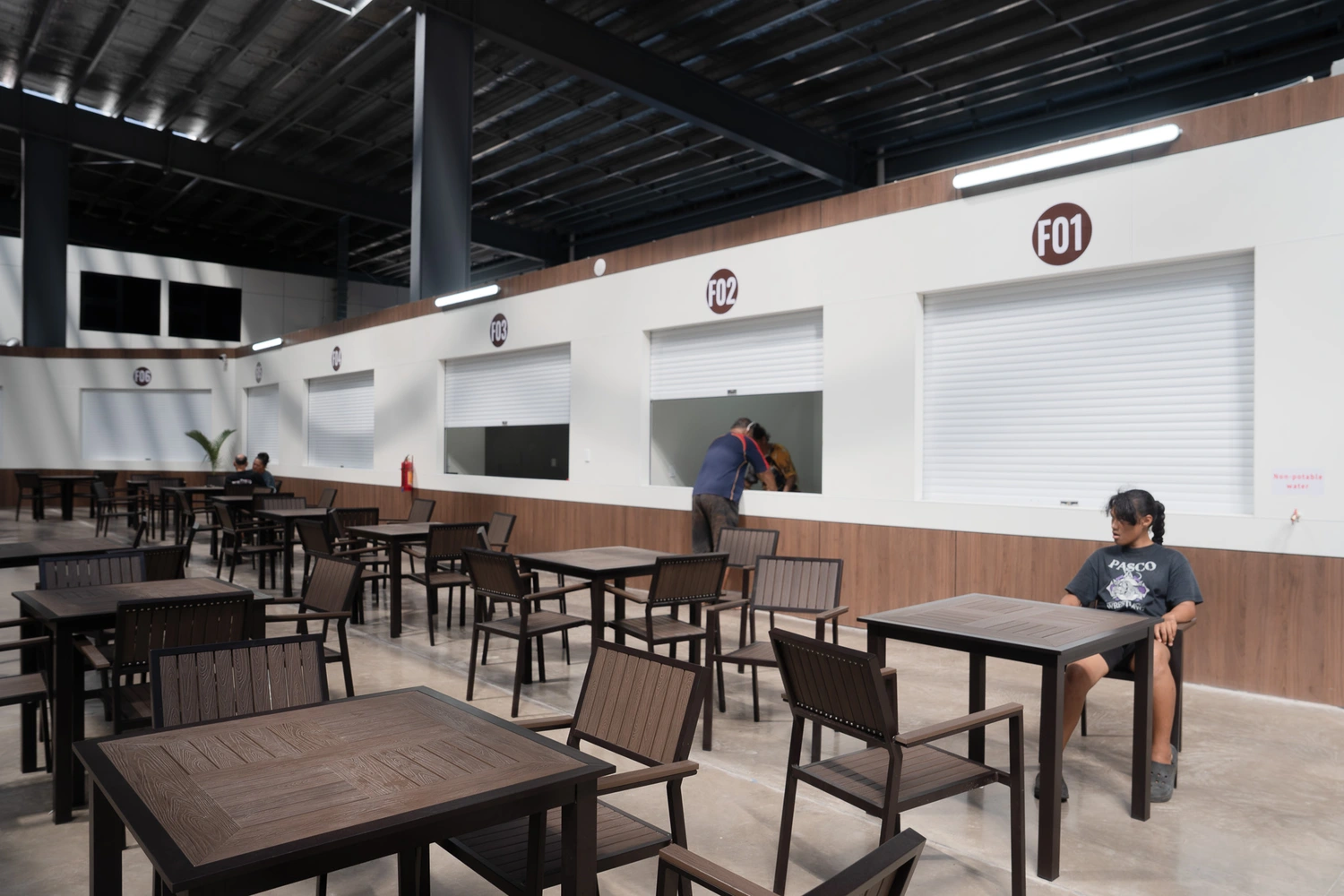 Vendors set up at Savalalo as opening to public still pending