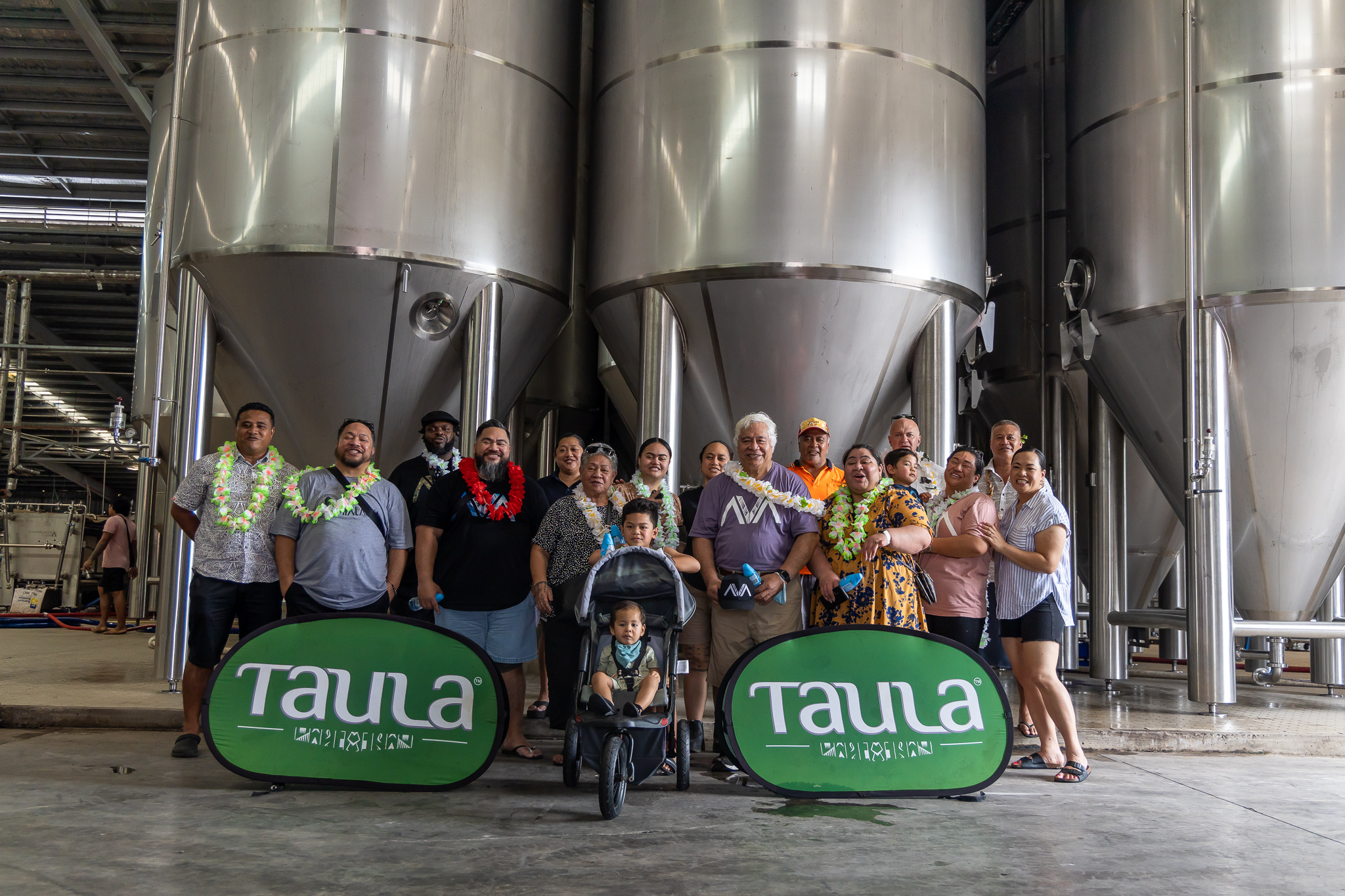 Punialavaa Band tour the Taula factory