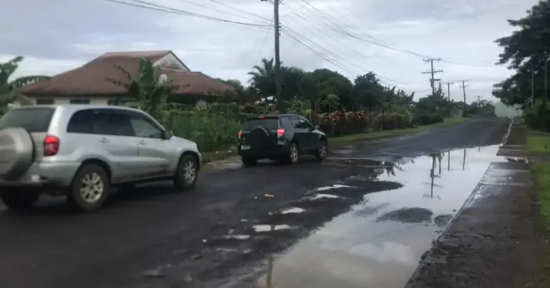 Siusega road a daily hazard 