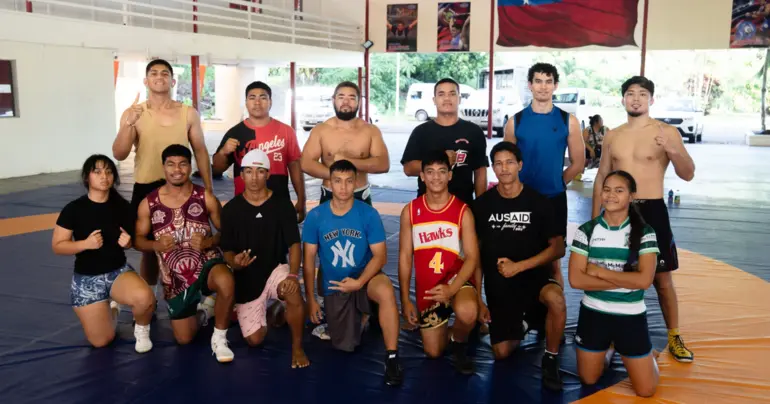 Samoan wrestlers prepare for Oceania Championships