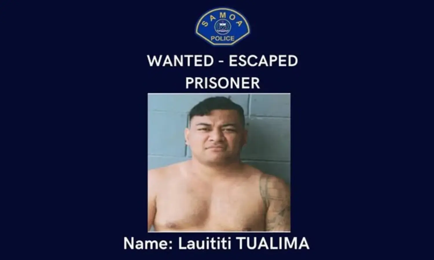 Notorious escapee still at large; investigation continues 