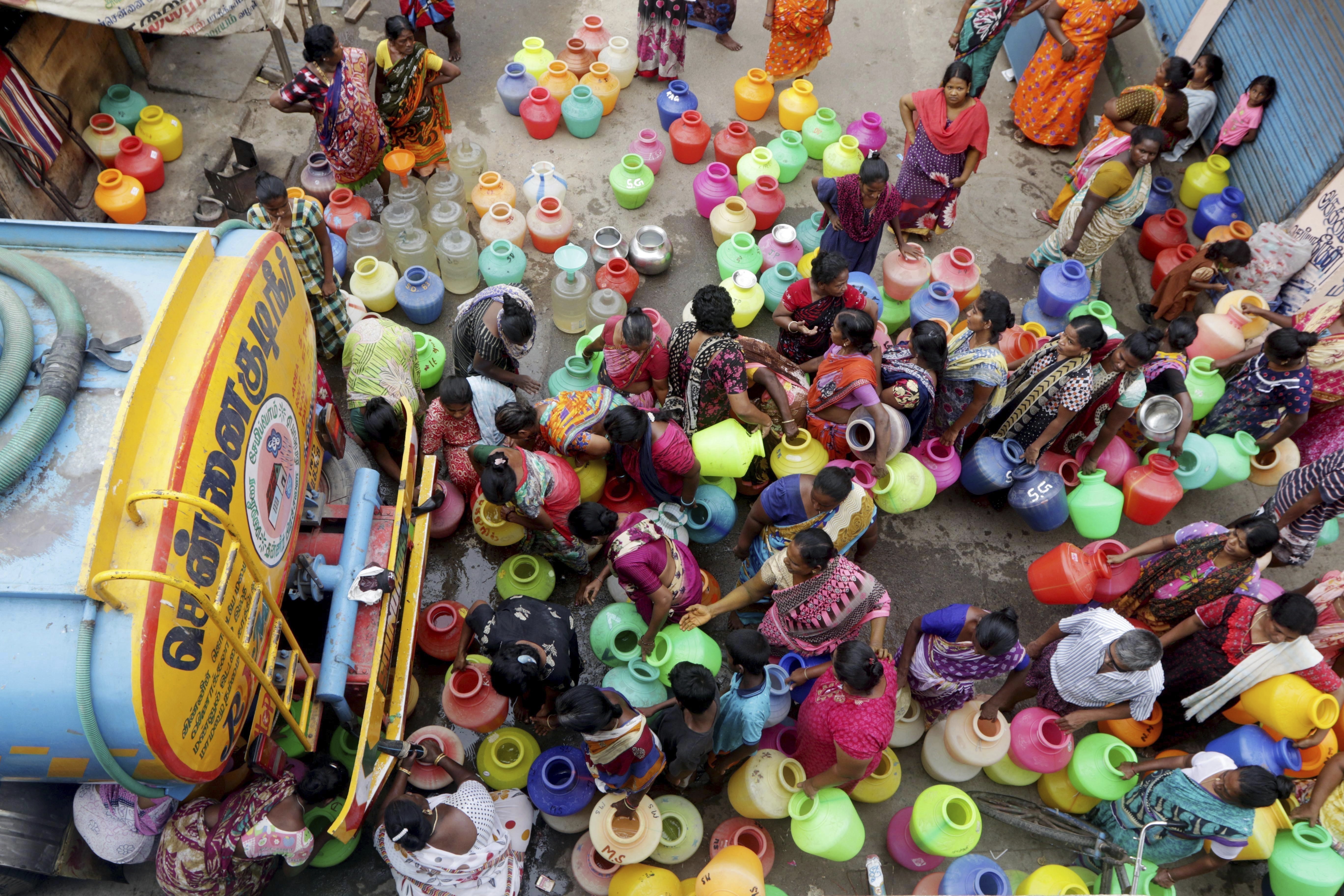 Parts of southern India facing acute water shortage