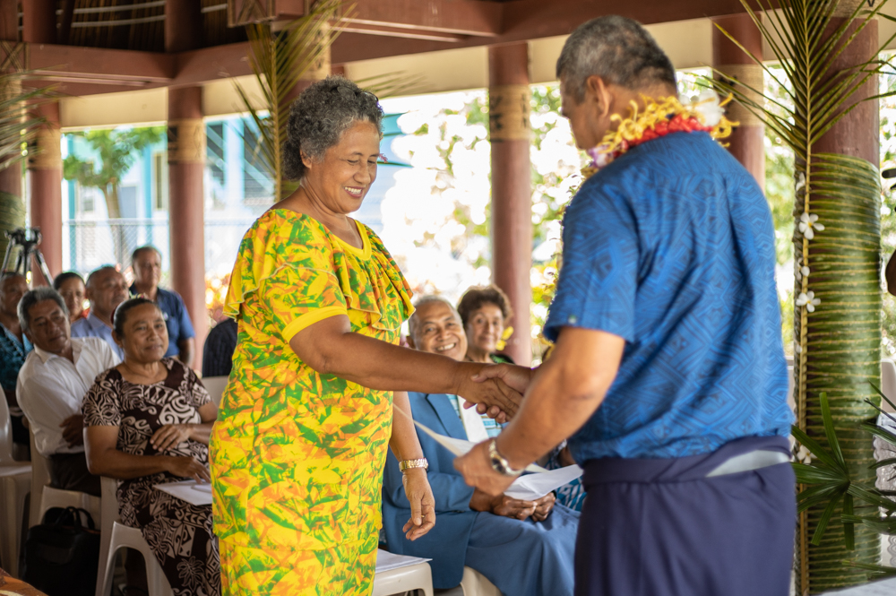 Gifts of $400,000 to schools, villages, and churches for Pacific Games contributions