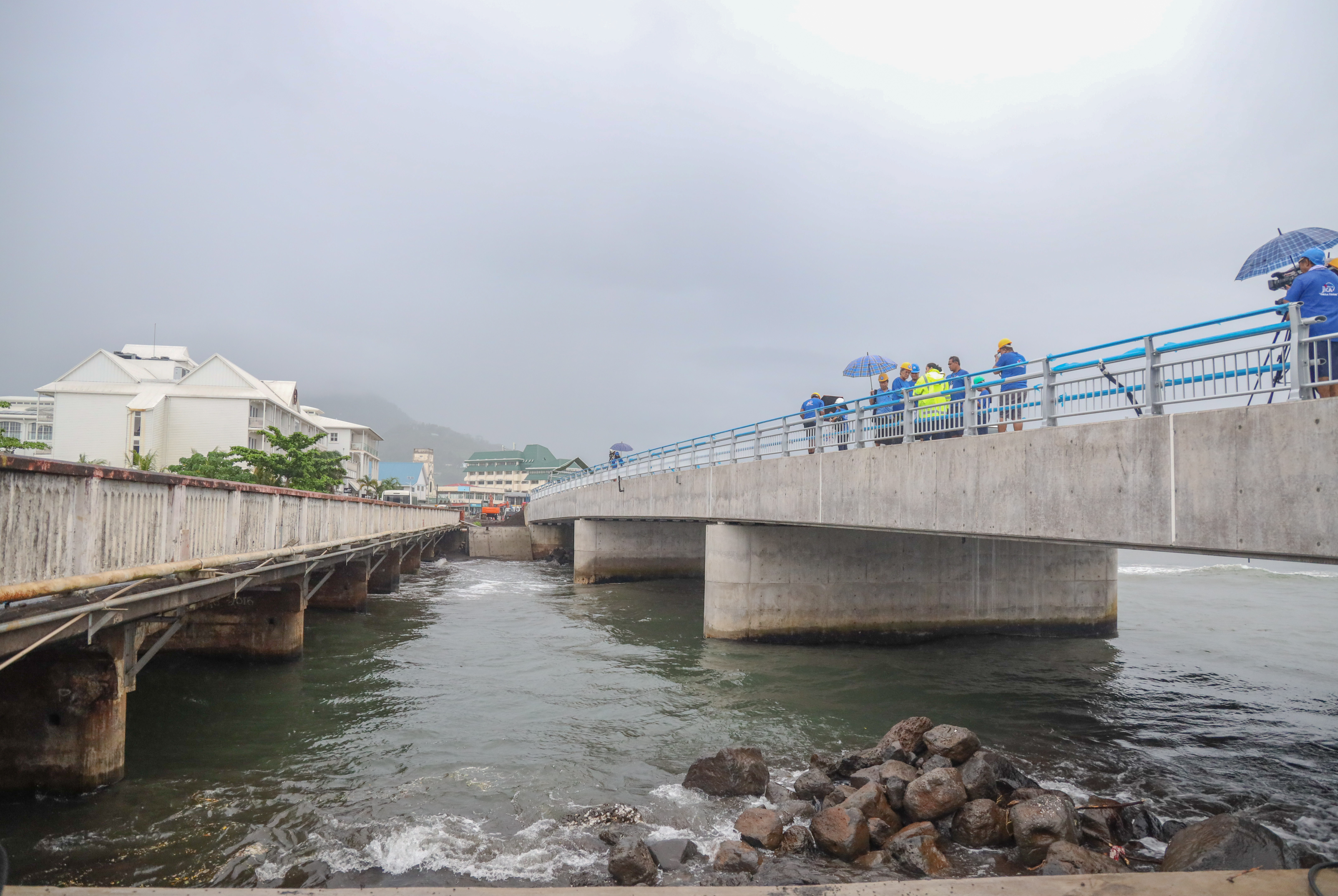 Progress point to Vaisigano Bridge opening in July