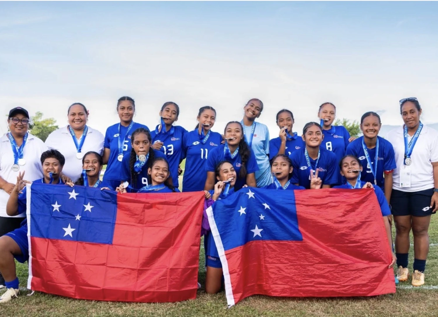 U-15 girls claim silver at OFC tournament