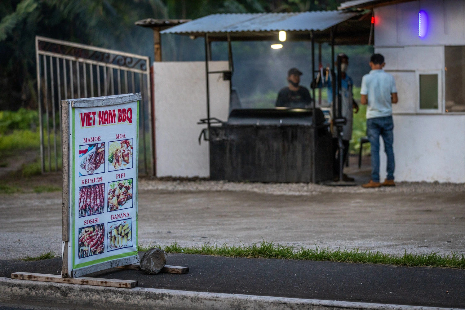 Local vendor to report foreigner.