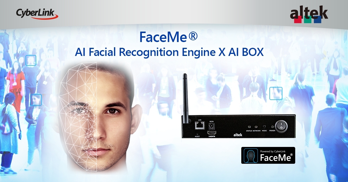 CyberLink announces partnership with Altek by integrating FaceMe® facial recognition to Altek AI BOX