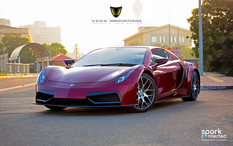 CORRECTING and REPLACING PHOTO Spark Connected and Vega Partner on the 804hp Electric Supercar At The Geneva International Motor Show 2020