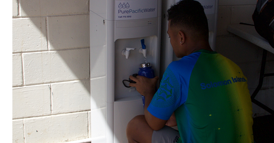 Athletes praise use of filtered water filling stations