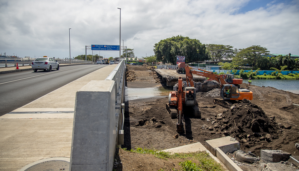 Sixty seven years of history, Vaisigano Bridge come down