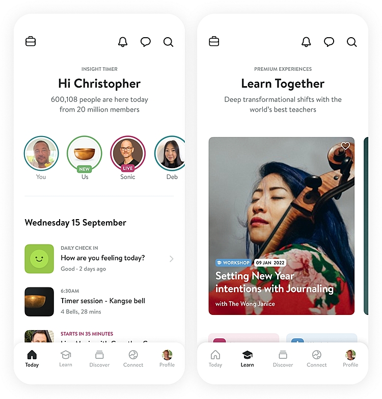 Insight Timer Meditation App Builds ‘My Workplace’ For Companies to Share Wellbeing Experiences and Upskill with Leading Psychologists for Free