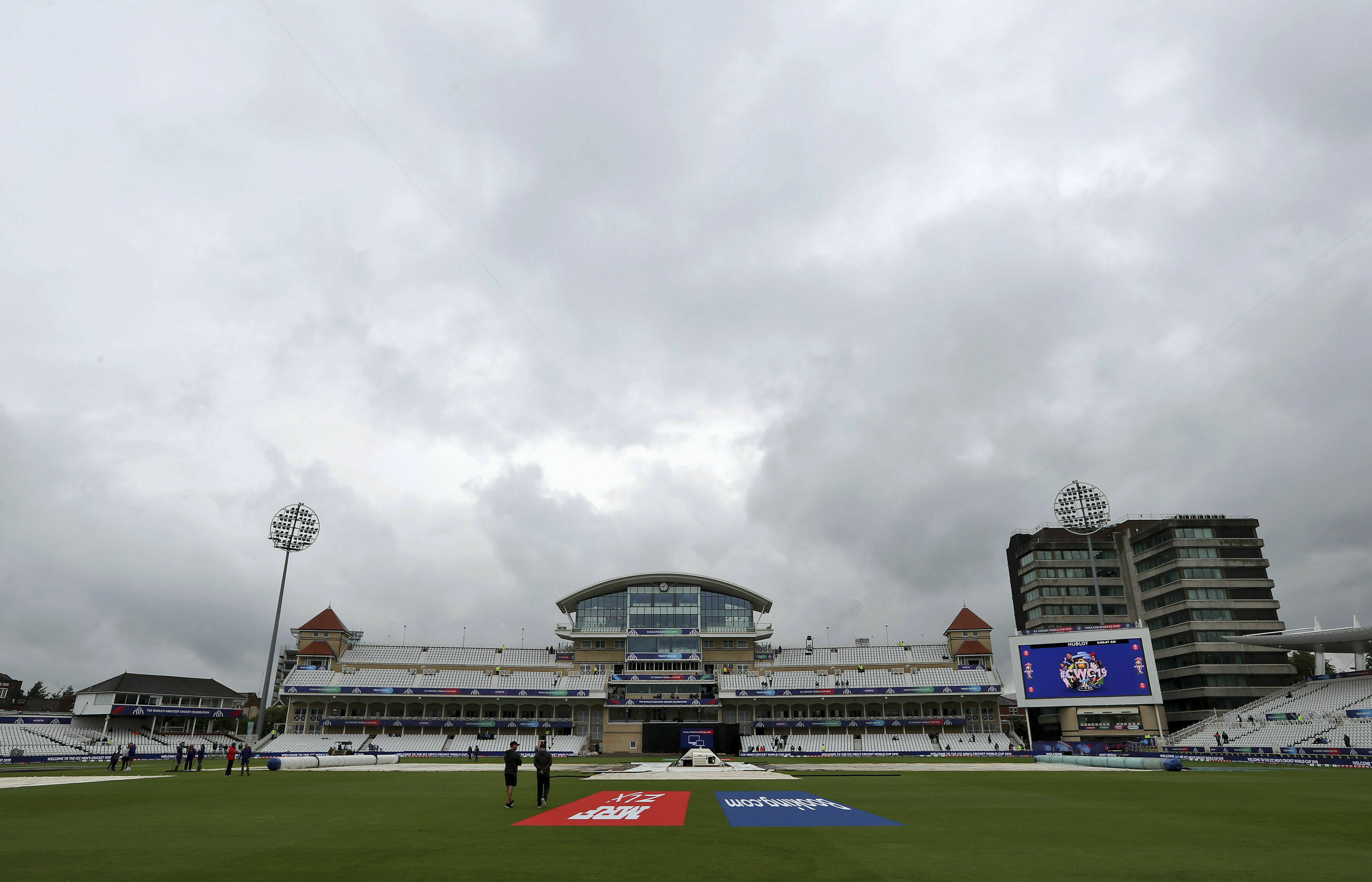 The Latest: India-NZ delayed in Nottingham by showers