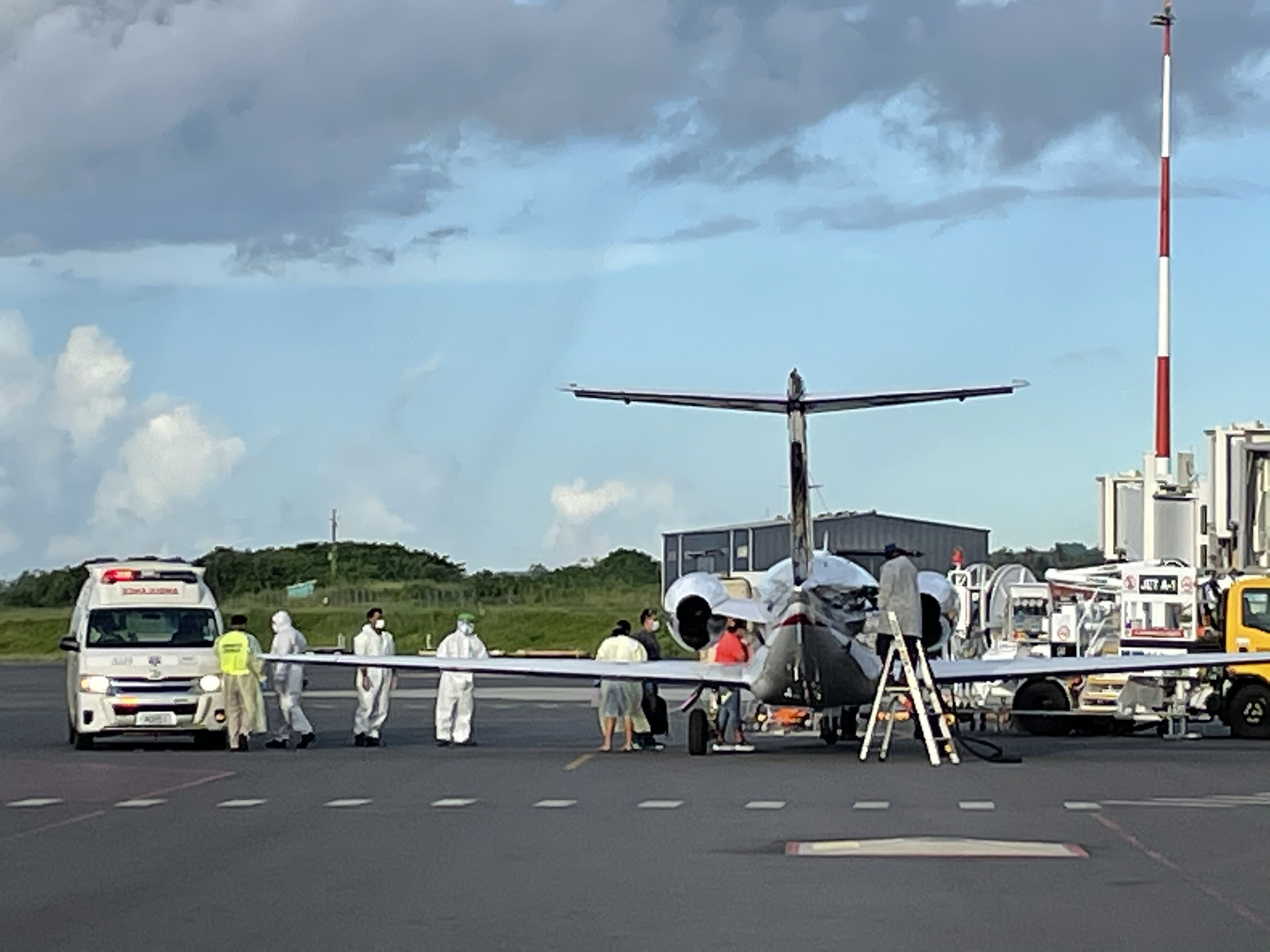 Two year old evacuated to New Zealand