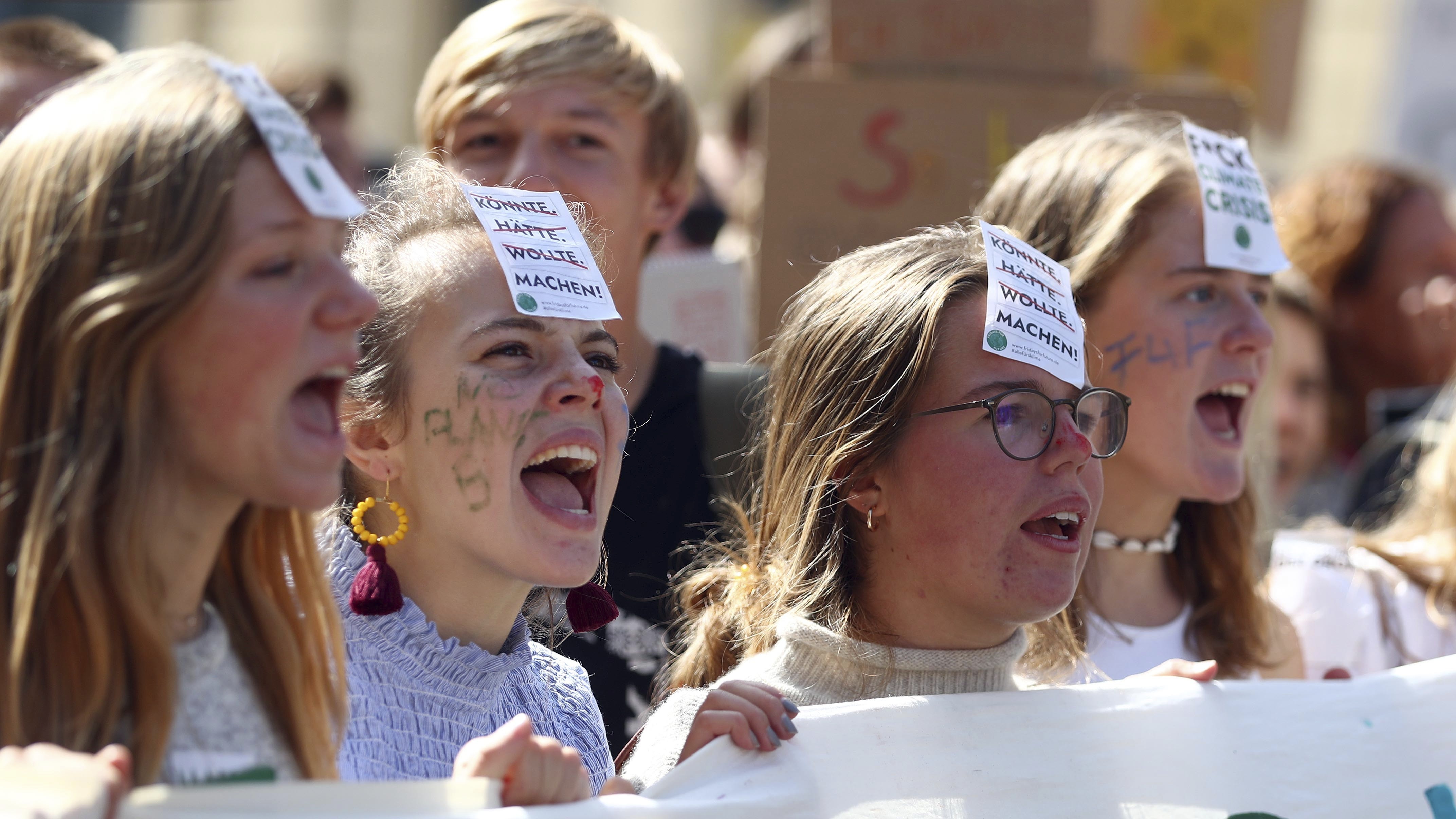 Young people lead global climate change protests