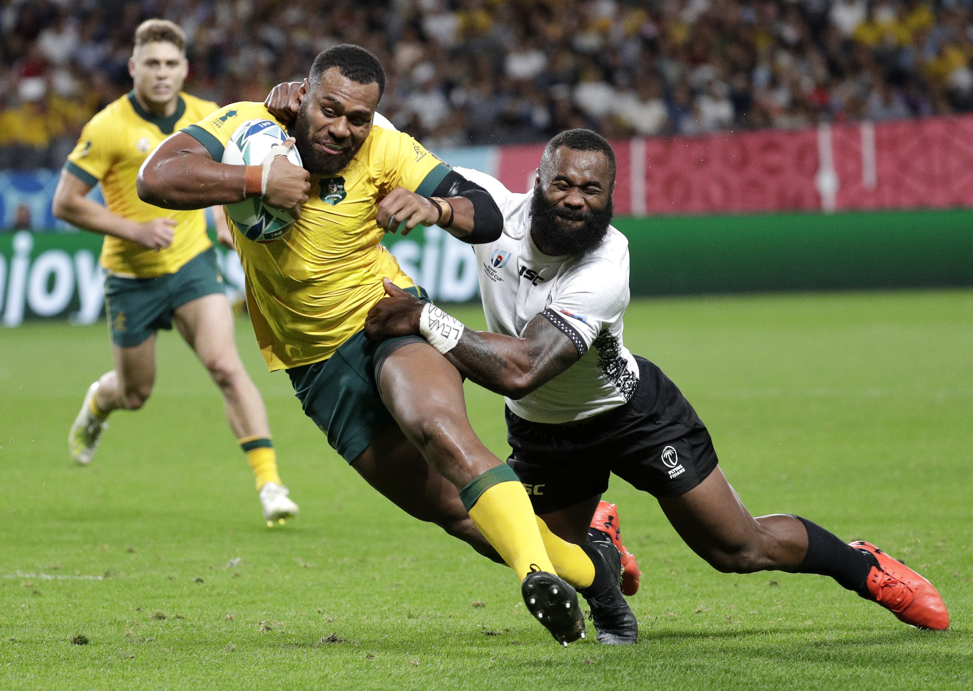 The Latest: Big hits in Australia-Fiji reverberate overseas