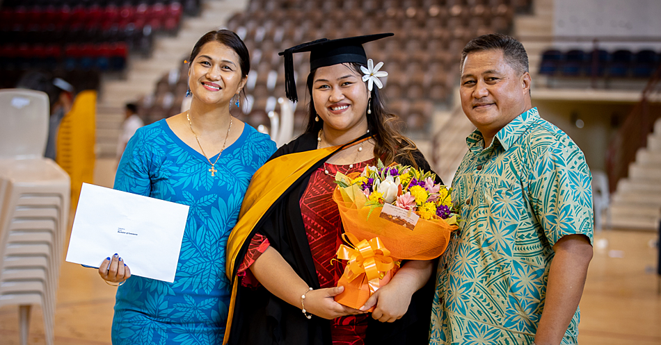 Aspiring entrepreneur a grateful graduate