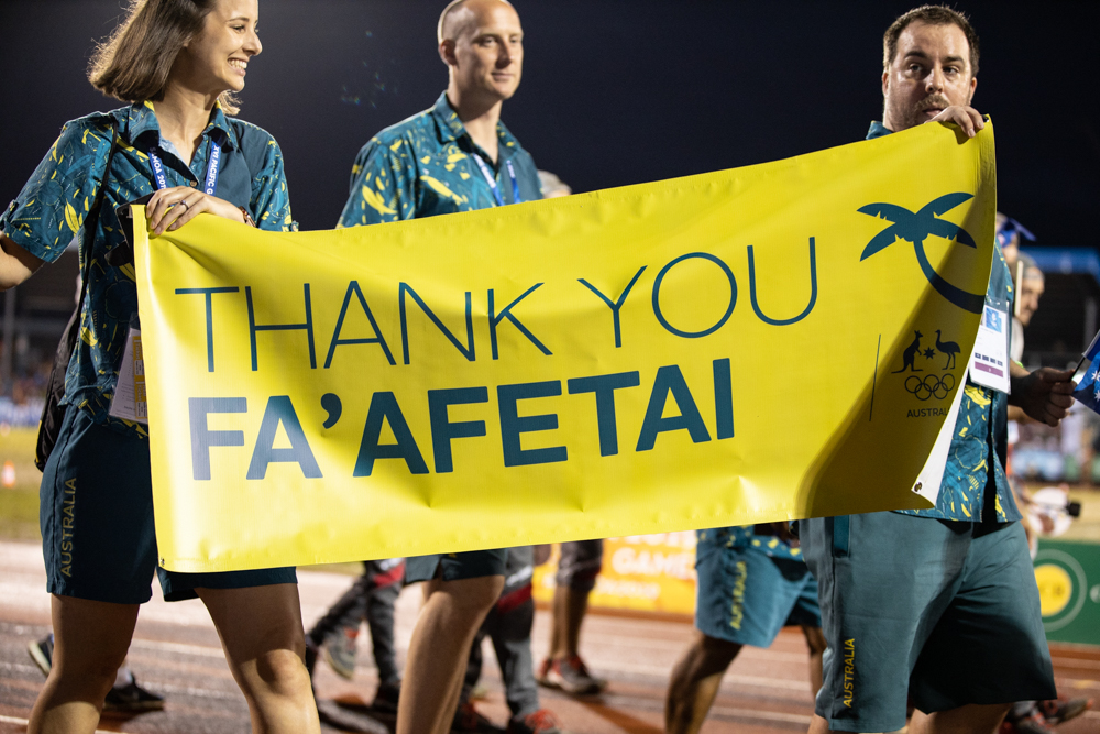 "Tofa Soifua Pacific" - Samoa's spectacular send off 