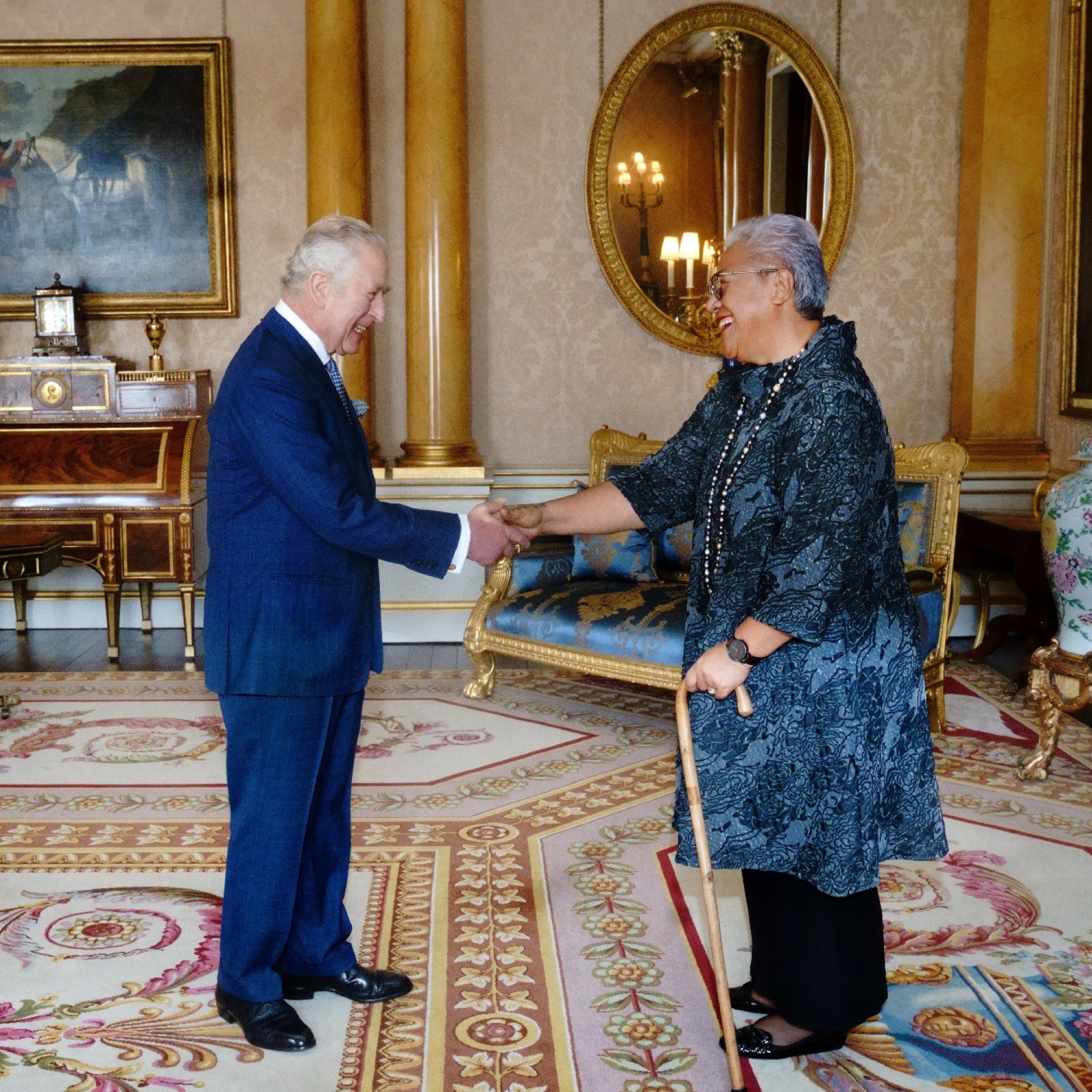 P.M. Fiamē meets His Majesty, King Charles III