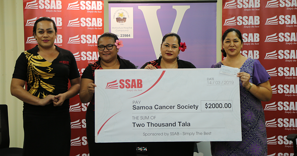 SSAB donates to encourage cancer survivors