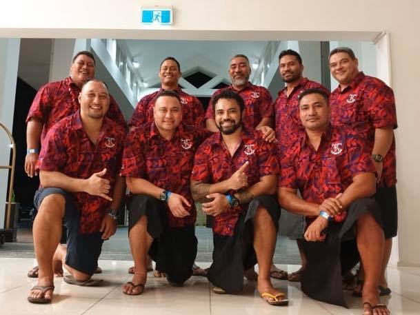 2010 Manu Sevens team celebrate historic victory