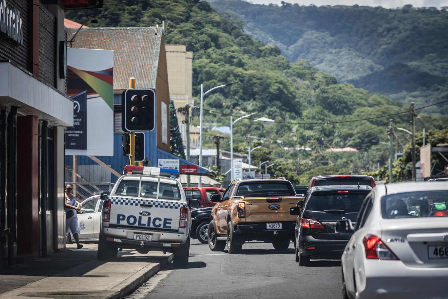 Apia traffic frustrates commuters