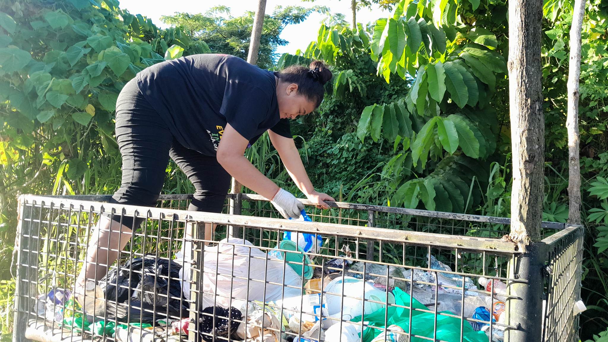 S.D.A. youth mark day with major clean up