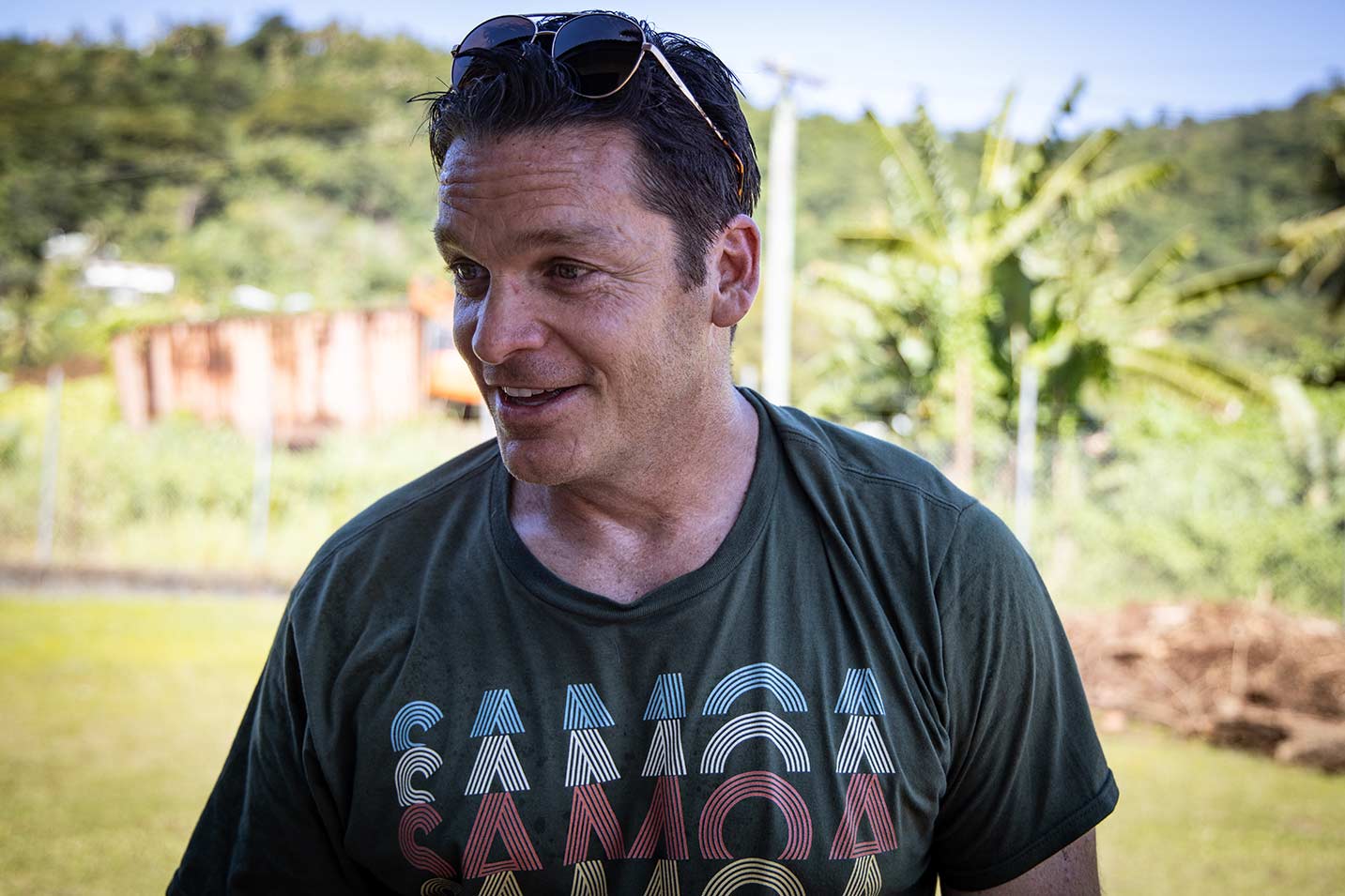 American Actor building classrooms in Samoa