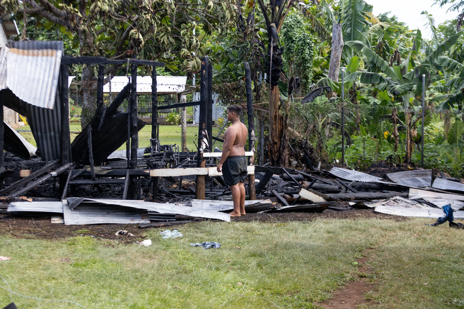 Fire razes family's unit in Vaitele-Fou