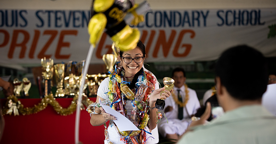 Siusega lass overcomes difficulties to be dux