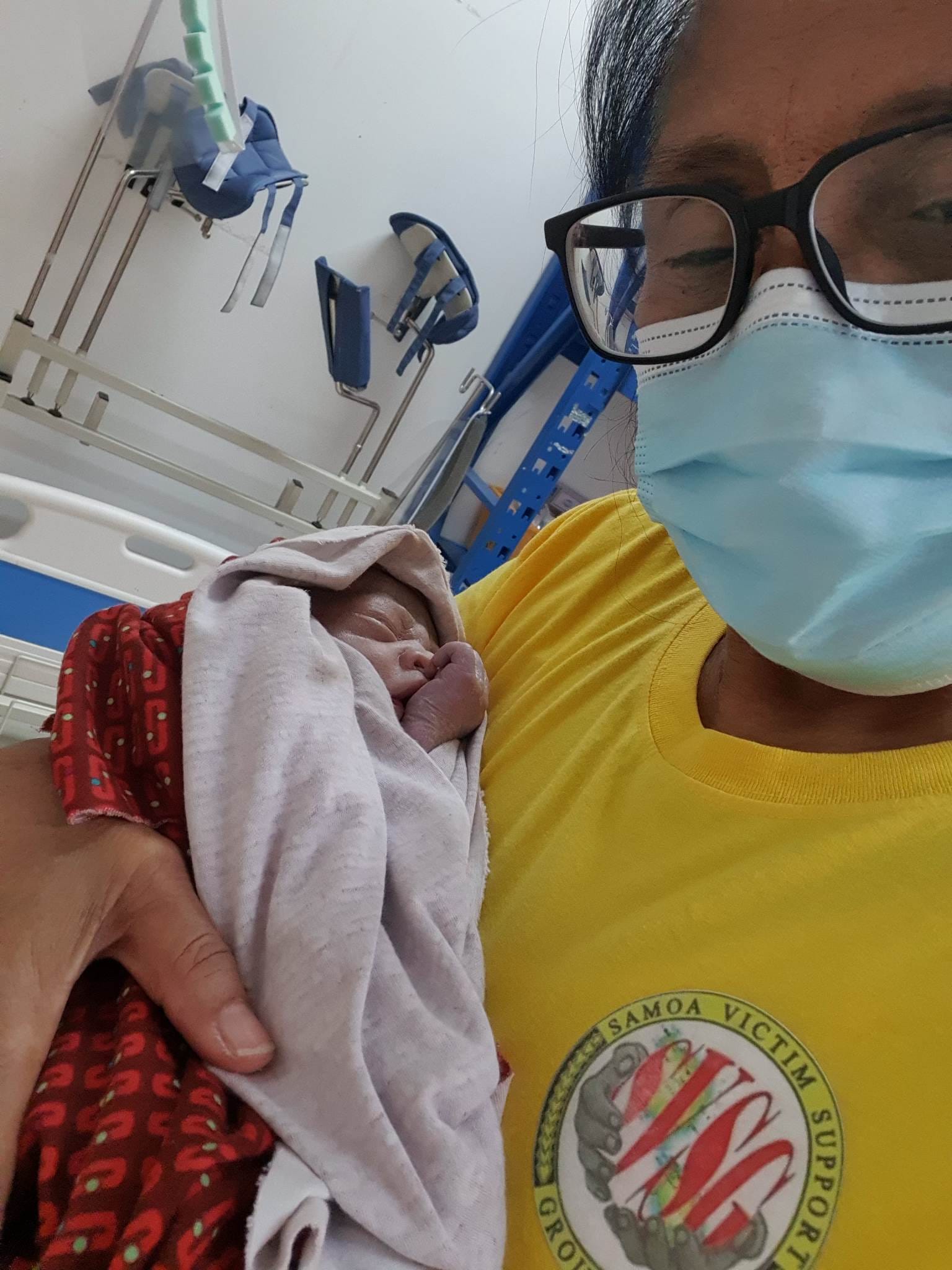 Abuse survivor gives birth 