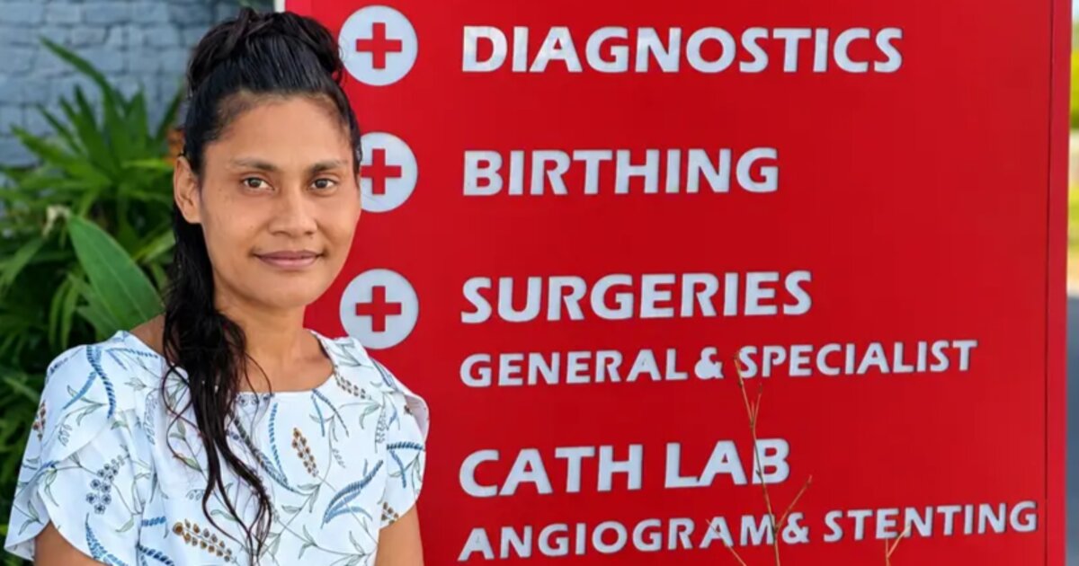 Woman returns home after successful heart surgery in Fiji