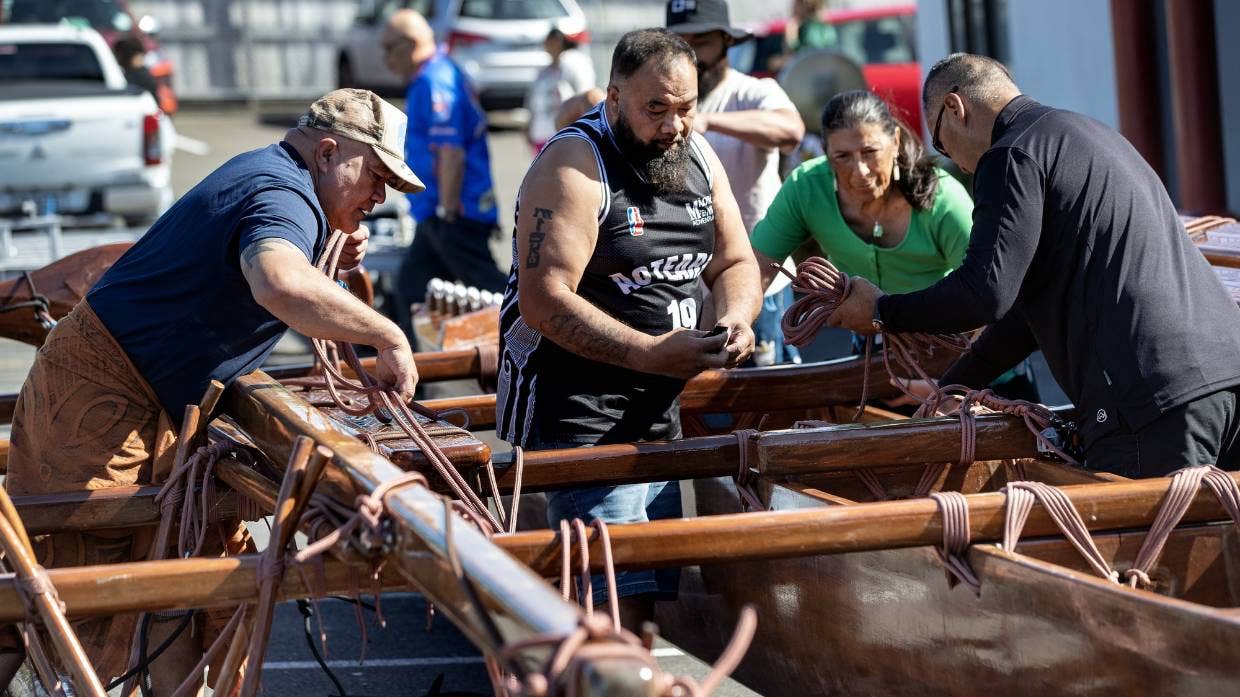 Traditional va'a launched in Aotearoa