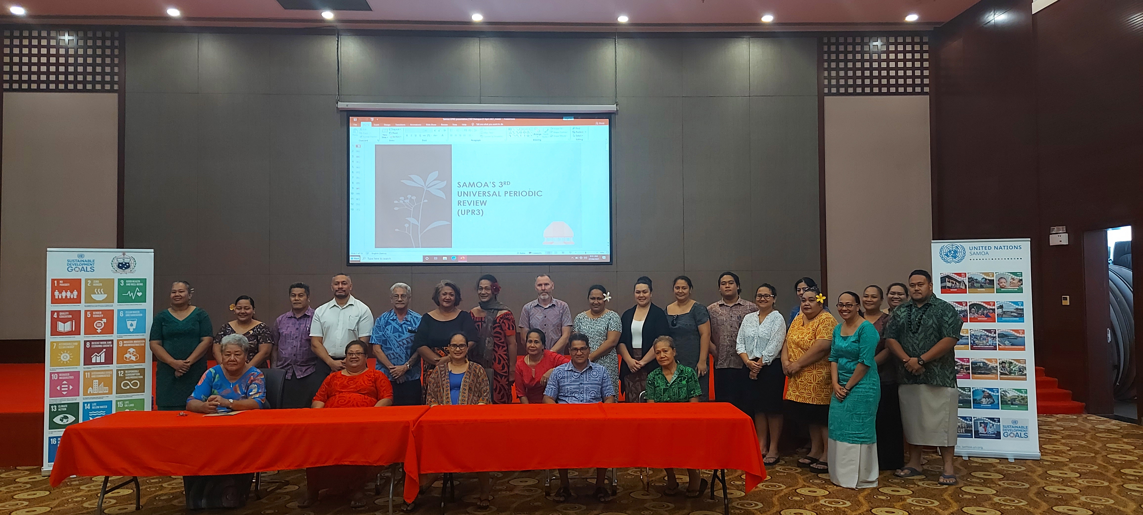 Samoa prepares for third U.P.R. report submission