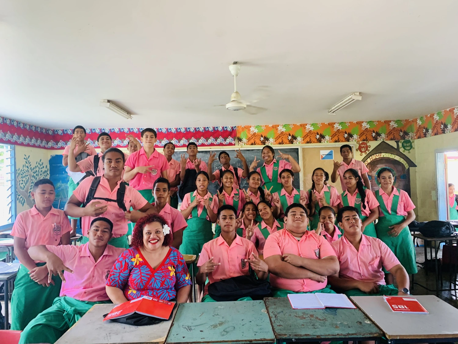 Raising funds to send school supplies to Samoa