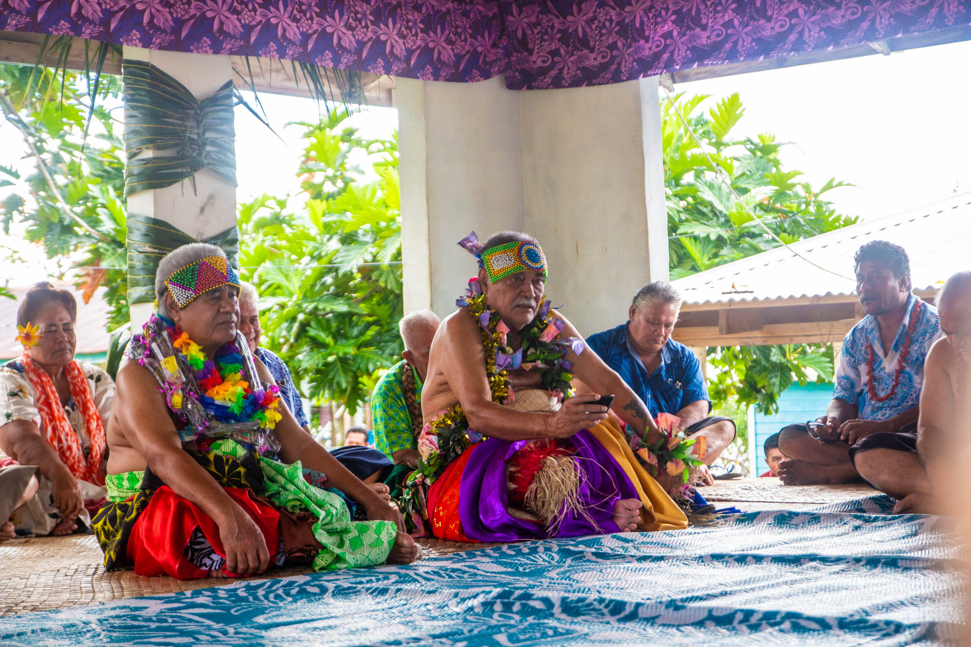 Tuilagi title bestowal at Fatausi, Savai'i. 