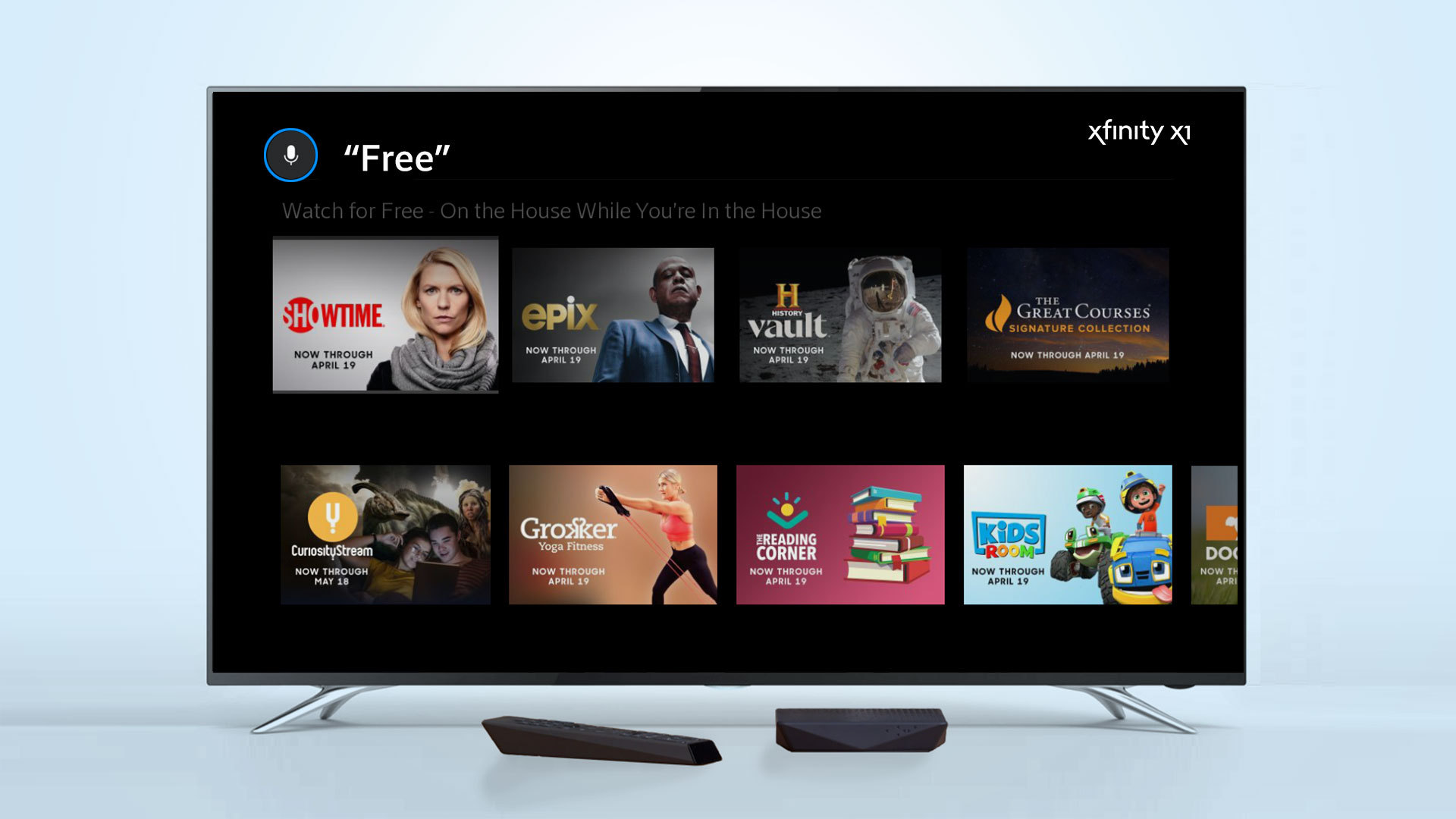 Comcast Gives Xfinity Customers Rolling Free Previews with Focus on Education, Entertainment and Fitness