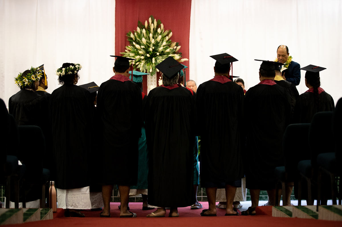 Samoa Graduation Samoa Observer | Graduation honours Bible College Founder